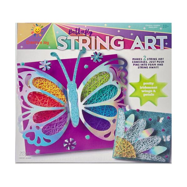 Butterfly string art