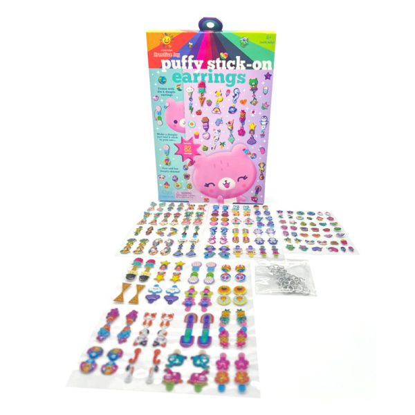 Puffy-stick-on-earrings - Image 2
