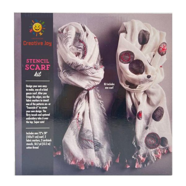 Stencil scarf kit