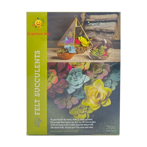 Diy felt succulents