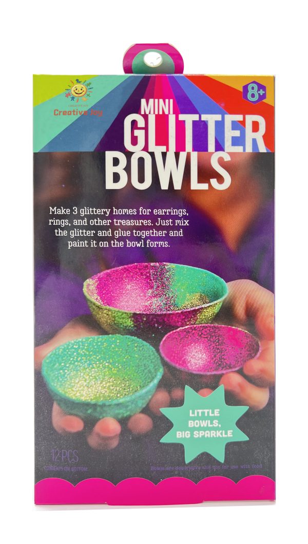 Mini glitter bowls