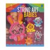 Stacked string art babies
