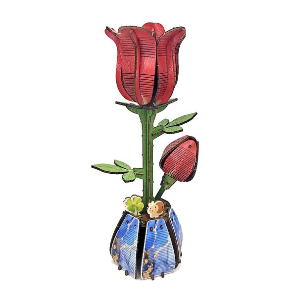 Rose 3D Wooden Puzzle